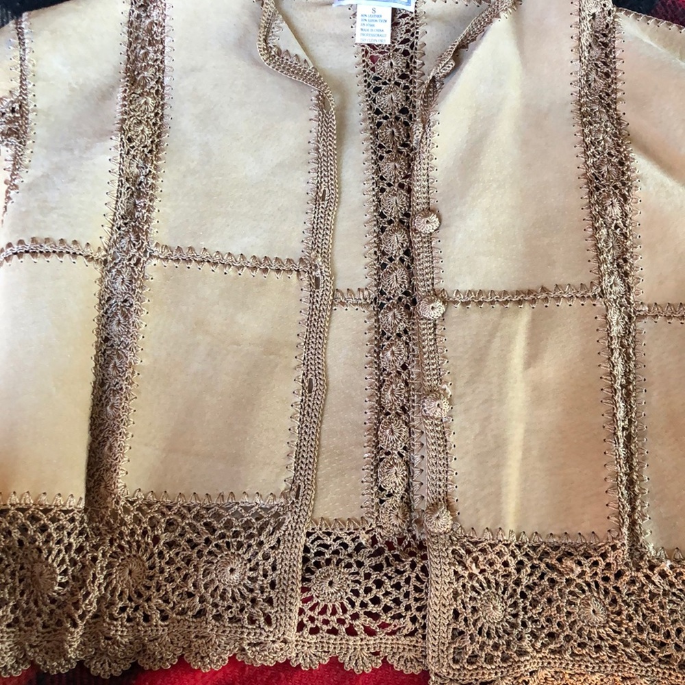 Unique authentic leather jacket size small - Picture 5 of 5